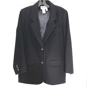 🎉Host Pick🎉Vintage Eddie Bauer Navy Blue Wool Blazer
